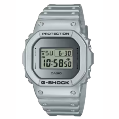 Casio G-Shock Forgotten Future Series DW-5600FF-8 Metallic Silver Resin Band Men Sport Watch